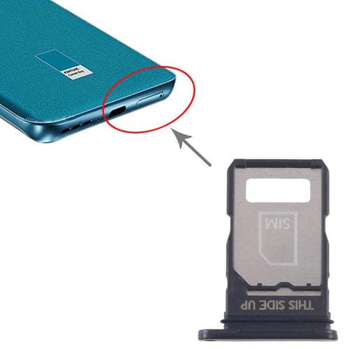 Bandeja Tarjeta SIM Motorola Edge 40 Neo XT2307-1 (Negro) (10 Unidades)