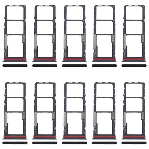 Vassoio Scheda SIM e Micro SD Motorola Moto G04 (Nero) (10 Unità)