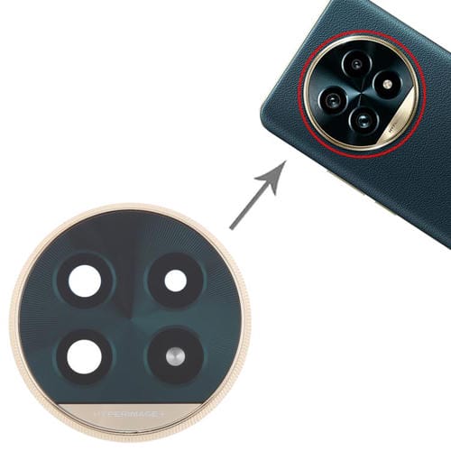 Couverture Objectif Appareil Photo Arrière Realme 13 Pro+ (Vert)