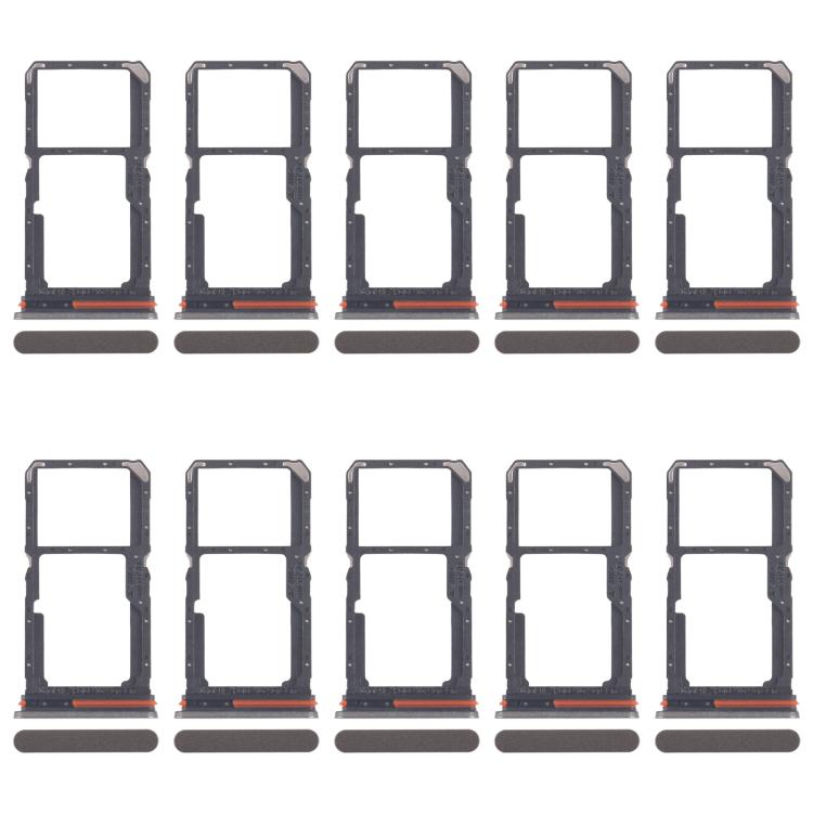 Bandejas para tarjeta SIM original (10 unidades) + bandeja para tarjeta SIM/tarjeta Micro SD (dorada) para OPPO A5 Pro 4G CPH2711