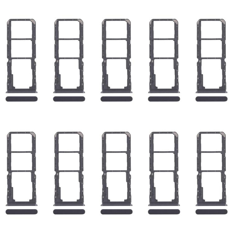 Bandejas para tarjeta SIM original (10 unidades) + bandeja para tarjeta SIM + bandeja para tarjeta Micro SD (morado) para Realme Note 60x 4G RMX3938