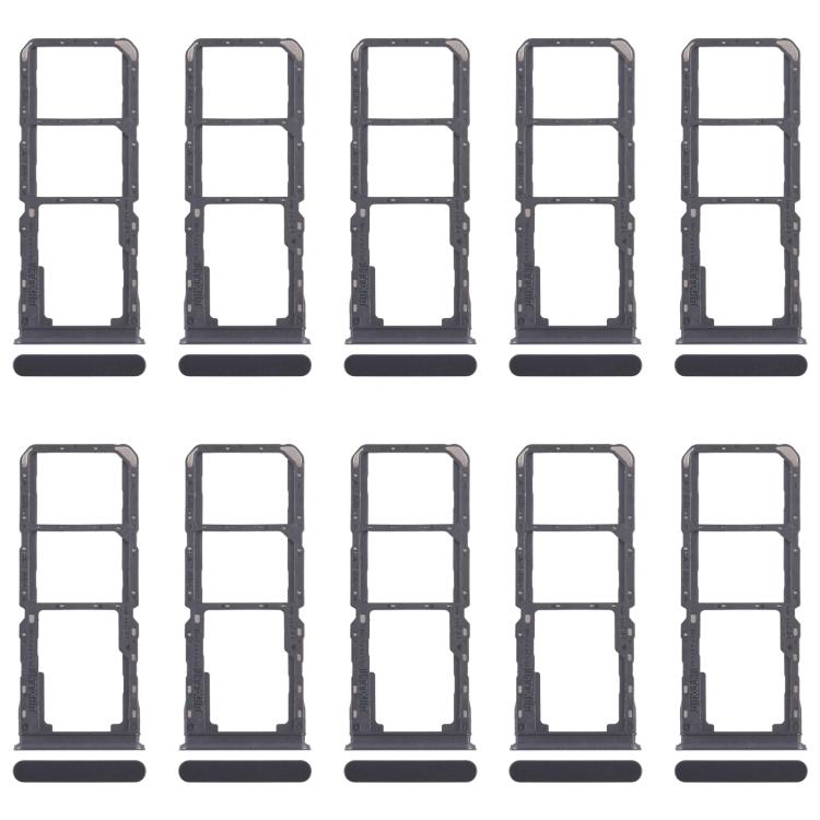 Bandeja para tarjeta SIM original Realme 11x 5G RMX3785 (10 unidades) + bandeja para tarjeta SIM + bandeja para tarjeta Micro SD (negro)