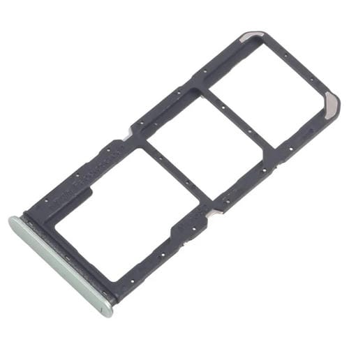 Bandejas para tarjeta SIM original (10 unidades) + bandeja para tarjeta SIM + bandeja para tarjeta Micro SD (verde claro) para Realme 12 Lite 4G