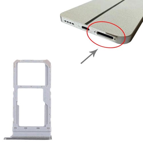 Bandeja para tarjeta SIM original Realme 12 5G RMX3999 (10 unidades) + bandeja para tarjeta SIM/tarjeta Micro SD (verde)