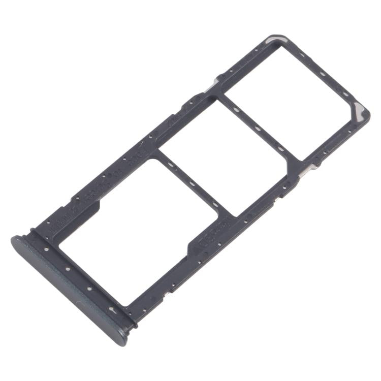 Para Realme Narzo C71 4G RMX5303, 10 bandejas SIM originales + bandeja para tarjeta SIM + bandeja para tarjeta Micro SD (verde oscuro)