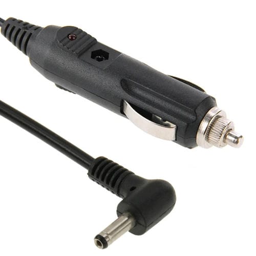 Adaptador de Fuente de Alimentación 2A 3.5mm Enchufe Cargador Cable en Espiral Longitud 40-140cm