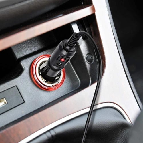 Adaptador de Fuente de Alimentación 2A 3.5mm Enchufe Cargador Cable en Espiral Longitud 40-140cm