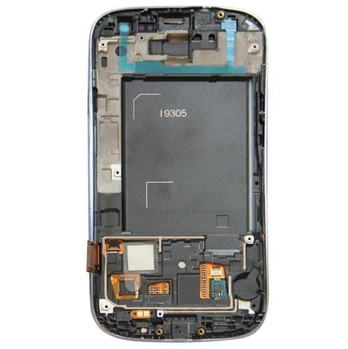 Écran LCD + Écran tactile avec cadre Samsung Galaxy S3 LTE i9305 (Bleu)