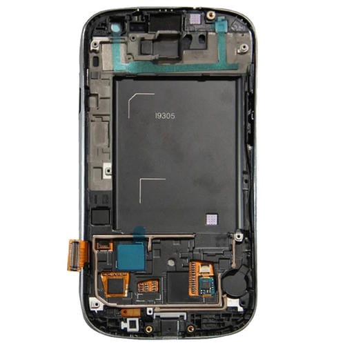 LCD-Bildschirm Samsung Galaxy S3 LTE i9305 (Weiß) mit Rahmen