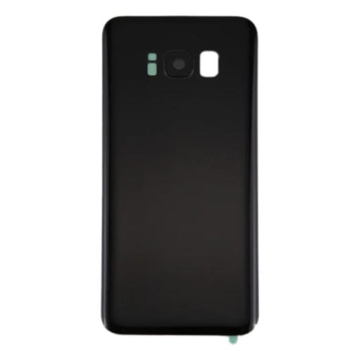 Coperchio posteriore della batteria Samsung Galaxy S8+ G955 con obiettivo della fotocamera e adesivo (Nero)