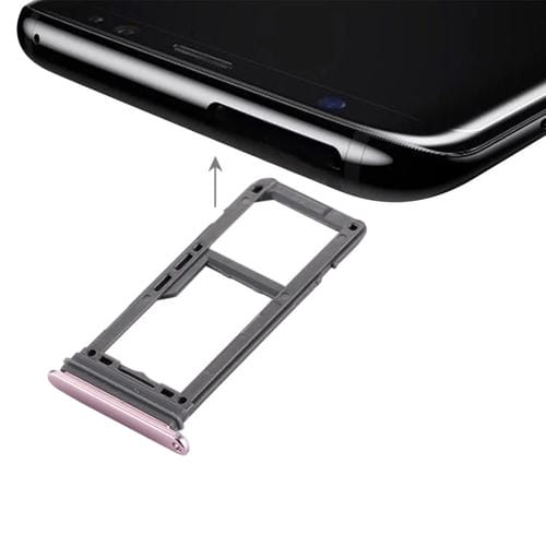 Vassoio Scheda SIM e Micro SD Samsung Galaxy S8 (Rosa)