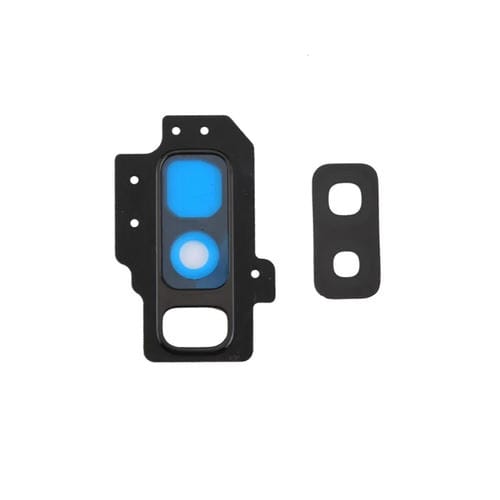 Copertura Obiettivo Fotocamera Samsung Galaxy S9+ / G9650 (10 Pezzi) (Nero)
