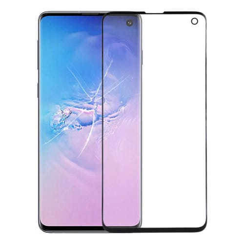Äußere Glaslinse Samsung Galaxy S10 Frontbildschirm (Schwarz)