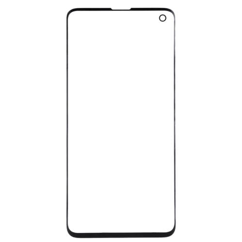 Äußere Glaslinse Samsung Galaxy S10 Frontbildschirm (Schwarz)