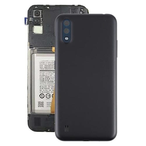 RĂŒckseite der Batterieabdeckung Samsung Galaxy A01 (Schwarz)