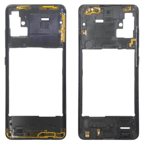 Placa de Bisel de Marco Medio Samsung Galaxy A51 (Negro)