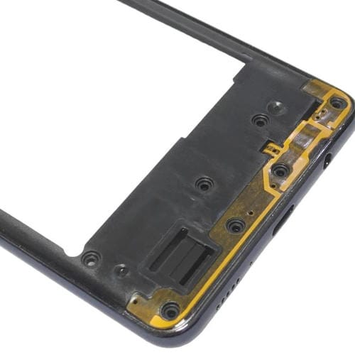 Placa de Bisel de Marco Medio Samsung Galaxy A51 (Negro)