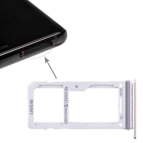Plateau de carte SIM et Micro SD Samsung Galaxy Note 8 (Or)