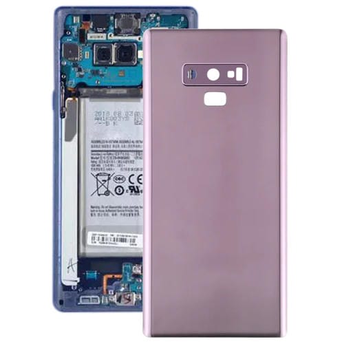 Copertura posteriore della batteria Samsung Galaxy Note 9 con obiettivo della fotocamera (viola)