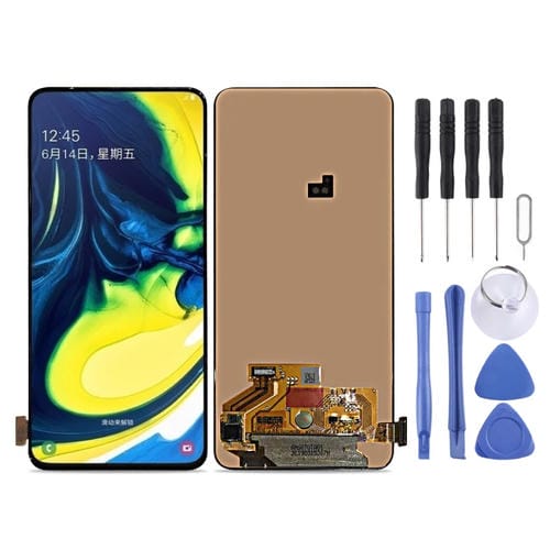 Schermo LCD Samsung Galaxy A80 A90 A805F Super AMOLED (Nero)