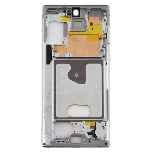 Marco Medio Bisel Placa Samsung Galaxy Note 10 (Plata)