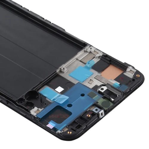 Ecrã TFT LCD Samsung Galaxy A50 com Moldura (Sem Impressões Digitais) (Preto)