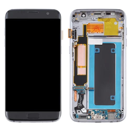 Schermo LCD OLED Samsung Galaxy S7 Edge SM-G935F con Cornice (Nero)