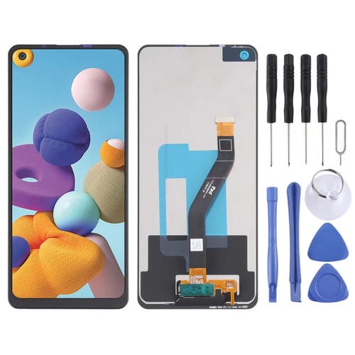 Schermo LCD Super AMOLED Samsung Galaxy A21