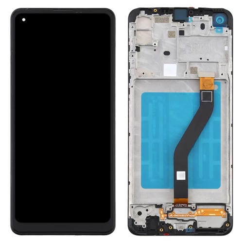Schermo LCD Samsung Galaxy A21 SM-A215 e Cornice (Nero)
