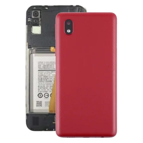 RĂŒckseite des Akkudeckels Samsung Galaxy A01 Core SM-A013 (Rot)