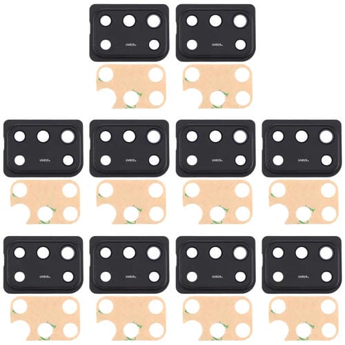 Camera Lens Cover Samsung Galaxy A31 (10 Pieces) (Black)