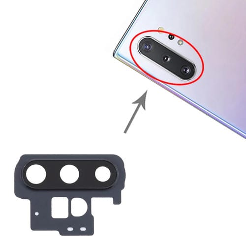 Camera Lens Cover Samsung Galaxy Note 10+ (10 Pieces) (Black)