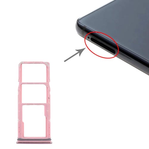 SIM Card and Micro SD Tray Samsung Galaxy A9 SM-A920 (Pink)