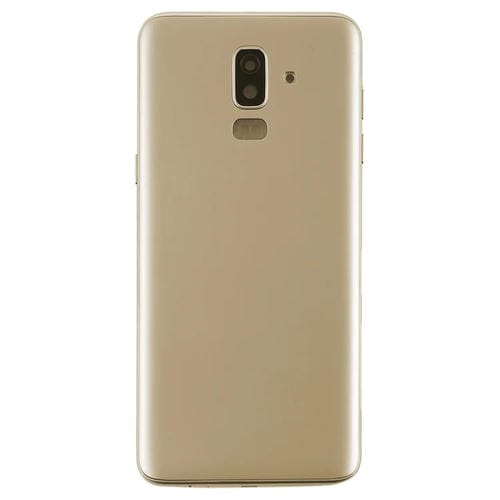 Cubierta Trasera Samsung Galaxy J8 con Teclas Laterales y Lente de Cámara (Dorado)