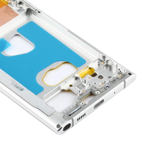 Placa de Bisel de Marco Medio Samsung Galaxy Note 10 5G SM-N971 (Plata)