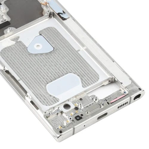 Placa de Bisel Samsung Galaxy Note 20 Ultra SM-N985F con Piezas (Plata)