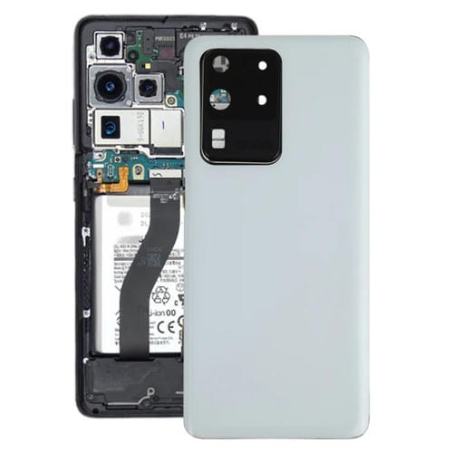 Back Battery Cover Samsung Galaxy S20 Ultra with Camera Lens (White)