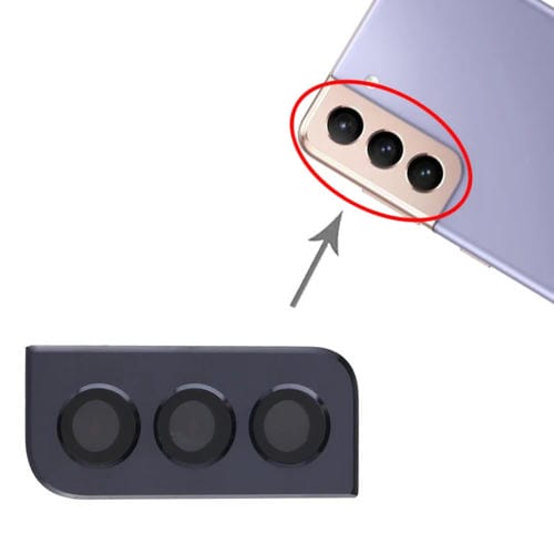 Copertura Obiettivo Fotocamera Samsung Galaxy S21 (Nero)