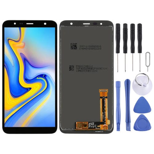 LCD-Bildschirm Samsung GalaxJ6+ J4+ Kompatibilität J610FN J610G J415F (Schwarz)
