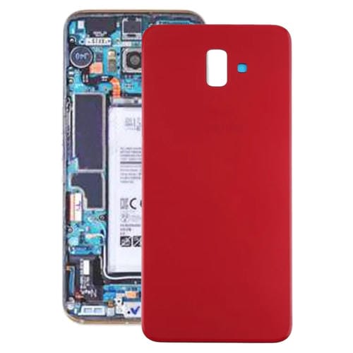 Rückseite der Batterieabdeckung Samsung Galaxy J6+ Modelle J610FN/DS J610G/DS (Rot)
