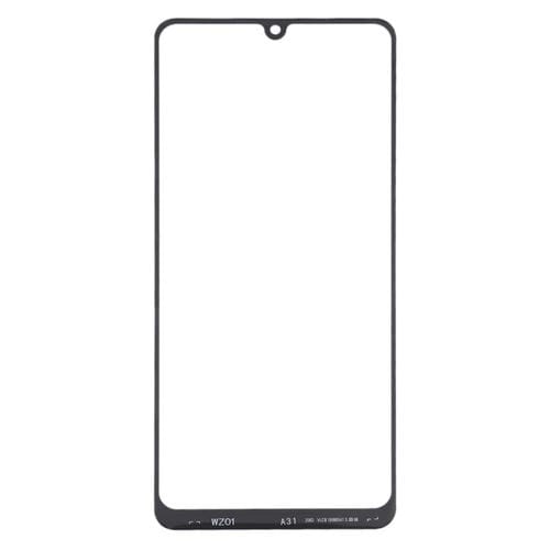 Glass Lens Front Screen Samsung Galaxy A31 (10 Pieces) (Black)