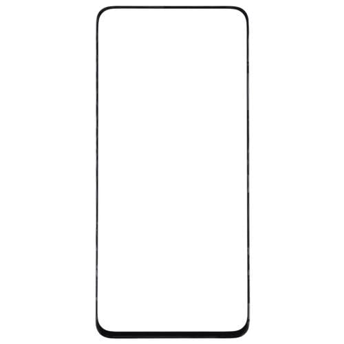 Lenti in vetro schermo Samsung Galaxy A90/A80 (10 pezzi) (Nero)