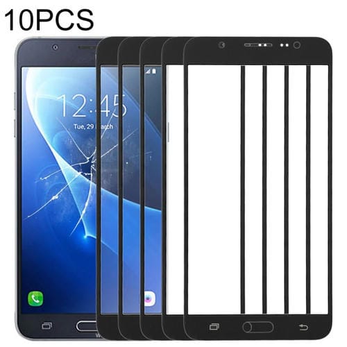 Lentes de Cristal Exterior Pantalla Samsung Galaxy J7 J710F/FN/M/MN/8 (Negro)