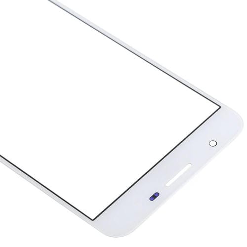 Verre Lentilles Extérieur Écran Samsung Galaxy J7 Prime On7 (Blanc)