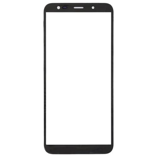Lentes de Cristal Exterior Pantalla Samsung Galaxy J6 J600F / DS J600G / DS (Negro)