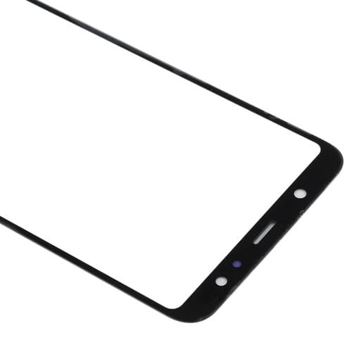 Glass Lens Front Screen Samsung Galaxy A6+ A605 (10 Pieces) (Black)