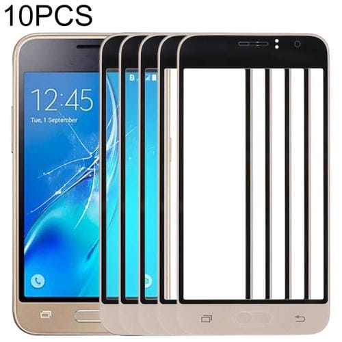 Verre Lentille Écran Avant Samsung Galaxy J1 J120 - (Or) - Pack de (10 Pièces)