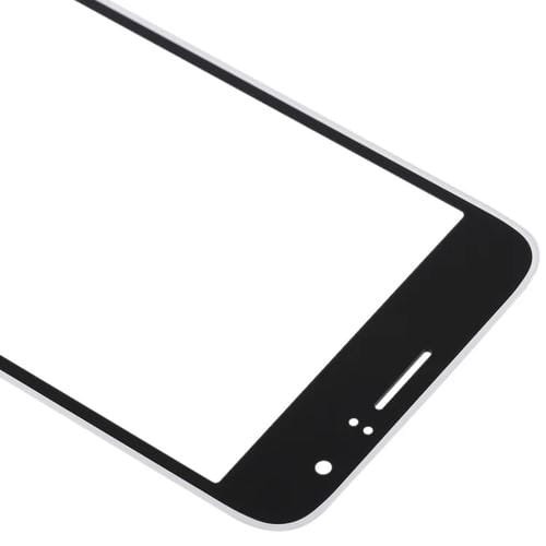 Verre Lentille Extérieure Écran Avant Samsung Galaxy J1/J120 (10 Pièces) (Blanc)