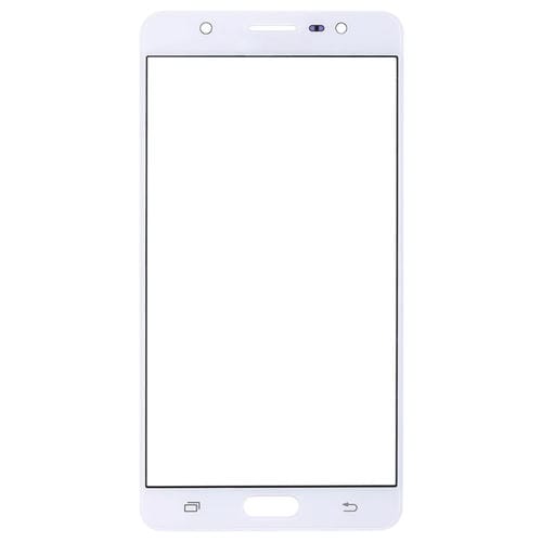 Lente de Vidro Ecrã Frontal Samsung Galaxy J7 Max (Branco) - Pacote (10 Peças)
