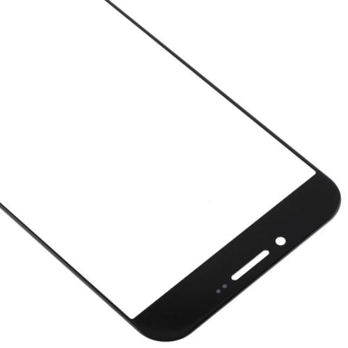 Glaslinse Frontbildschirm Samsung Galaxy A8/A810, (10 Stück) (Schwarz)